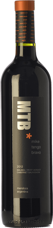 Free Shipping | Red wine Costaflores MTB* Mike Tango Bravo Oak I.G. Mendoza Luján de Cuyo Argentina Cabernet Sauvignon, Malbec, Petit Verdot 75 cl