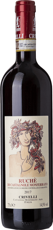 17,95 € | Red wine Crivelli D.O.C. Ruchè di Castagnole Monferrato Piemonte Italy Ruchè 75 cl