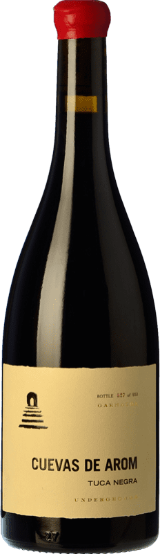 Envío gratis | Vino tinto Cuevas de Arom Tuca Negra Crianza D.O. Campo de Borja España Garnacha 75 cl