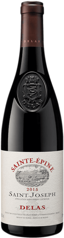 免费送货 | 红酒 Delas Frères Sainte-Épine 岁 A.O.C. Saint-Joseph 罗纳 法国 Syrah 75 cl