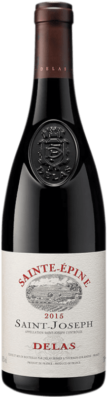 Free Shipping | Red wine Delas Frères Sainte-Épine Aged A.O.C. Saint-Joseph Rhône France Syrah 75 cl