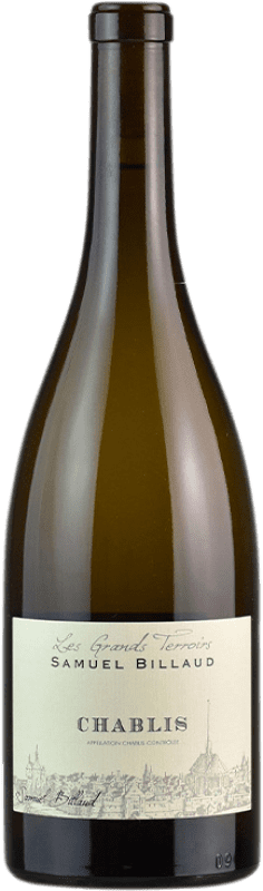 Бесплатная доставка | Белое вино Samuel Billaud Les Grands Terroirs A.O.C. Chablis Бургундия Франция Chardonnay 75 cl