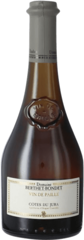 Free Shipping | Sweet wine Berthet-Bondet Vin De Paille Aged A.O.C. Côtes du Jura Jura France Chardonnay, Savagnin, Poulsard Half Bottle 37 cl