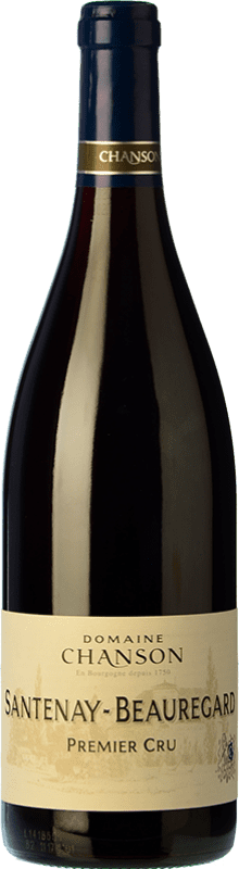 免费送货 | 红酒 Chanson Santenay-Beauregard Premier Cru 岁 A.O.C. Santenay 勃艮第 法国 Pinot Black 75 cl