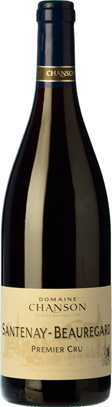 Spedizione Gratuita | Vino Rosso Domaine Chanson Beauregard 1er Premier Cru Crianza — Invecchiato in Botte A.O.C. Santenay Borgogna Francia Pinot Nero 75 cl