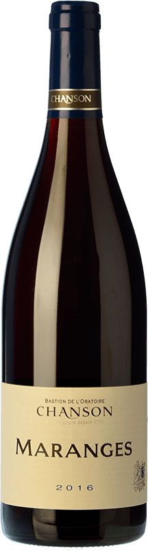 Free Shipping | Red wine Chanson Aged A.O.C. Maranges Burgundy France Pinot Black 75 cl