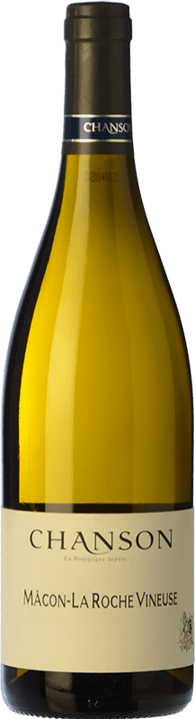 Бесплатная доставка | Белое вино Chanson La Roche Vineuse A.O.C. Mâcon Бургундия Франция Chardonnay 75 cl