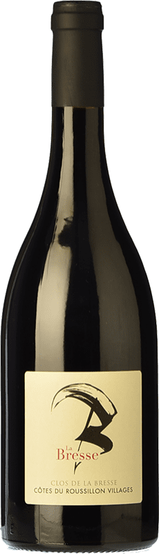 Free Shipping | Red wine Domaine de La Bresse Clos de la Bresse Young A.O.C. Côtes du Roussillon Villages Roussillon France Syrah, Grenache 75 cl