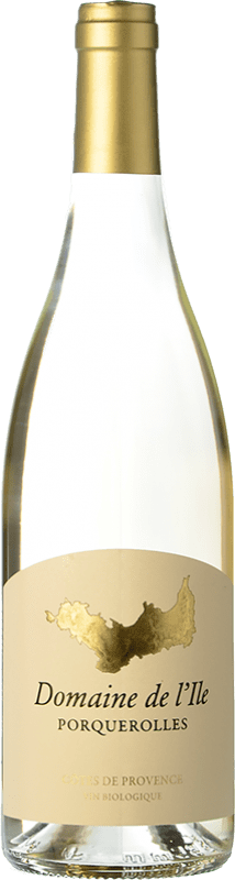 Free Shipping | White wine Domaine de l'Ile Porquerolles Blanc A.O.C. Côtes de Provence Provence France Syrah, Grenache, Mourvèdre, Cinsault, Rolle, Tibouren 75 cl