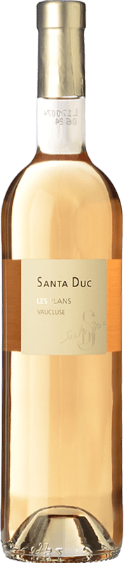 Бесплатная доставка | Розовое вино Santa Duc Les Plans Rosé I.G.P. Vin de Pays Rhône Рона Франция Syrah, Grenache, Cinsault 75 cl