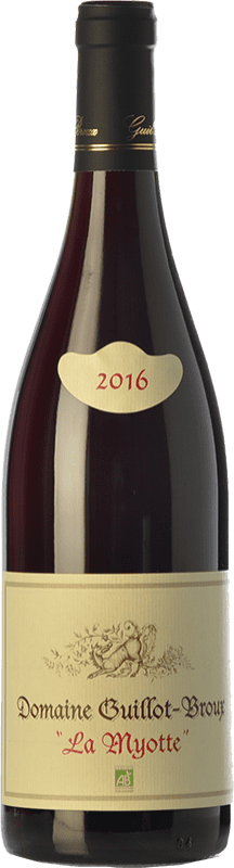 Free Shipping | Red wine Guillot-Broux La Myotte Rouge Aged A.O.C. Bourgogne Burgundy France Pinot Black 75 cl