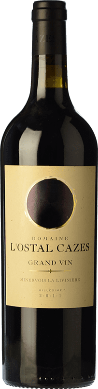 24,95 € | Красное вино L'Ostal Cazes La Livinière старения I.G.P. Vin de Pays Languedoc Лангедок Франция Syrah, Grenache, Monastrell, Carignan 75 cl