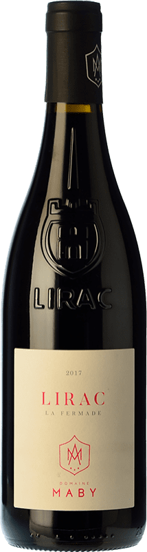 17,95 € | Красное вино Domaine Maby La Fermade Молодой A.O.C. Lirac Рона Франция Syrah, Grenache, Mourvèdre 75 cl