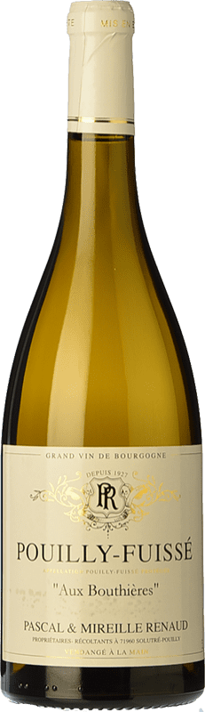 Envoi gratuit | Vin blanc Pascal & Mireille Renaud Aux Bouthières Crianza A.O.C. Pouilly-Fuissé Bourgogne France Chardonnay 75 cl