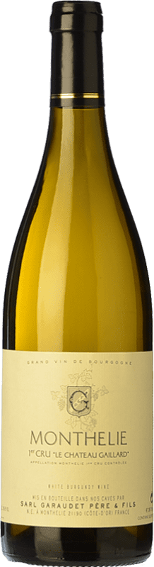 Envio grátis | Vinho branco Paul Garaudet Premier Cru Le Château Gaillard Crianza A.O.C. Monthélie Borgonha França Chardonnay 75 cl