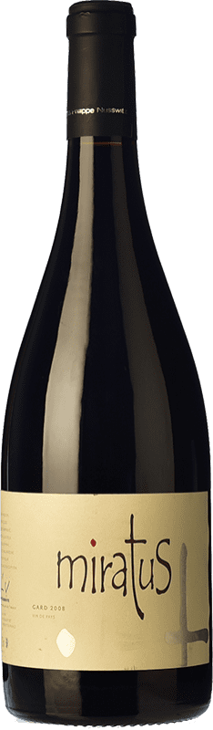 Free Shipping | Red wine Philippe Nusswitz Miratus Aged I.G.P. Vin de Pays d'Oc Languedoc France Syrah, Grenache, Monastrell 75 cl