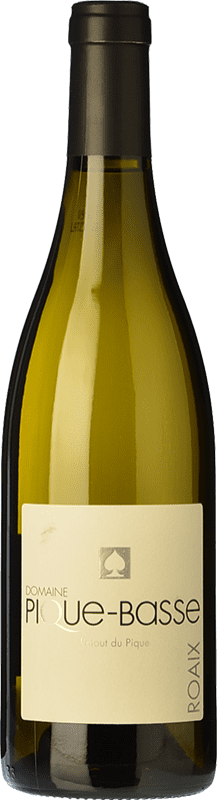 Envoi gratuit | Vin blanc Pique-Basse L'Atout du Pique Crianza A.O.C. Côtes du Rhône Villages Rhône France Grenache Blanc 75 cl