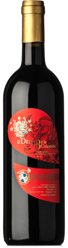 Envio grátis | Vinho tinto Donatella Cinelli Il Drago e le 8 Colombe I.G.T. Toscana Tuscany Itália Merlot, Sangiovese, Sagrantino 75 cl