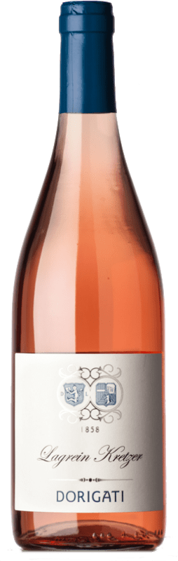 Envio grátis | Vinho rosé Dorigati Kretzer Jovem D.O.C. Trentino Trentino-Alto Adige Itália Lagrein 75 cl