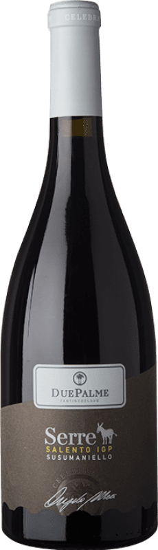 Kostenloser Versand | Rotwein Due Palme Serre I.G.T. Salento Apulien Italien Susumaniello 75 cl