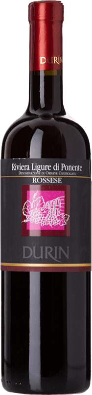 Free Shipping | Red wine Durin D.O.C. Riviera Ligure di Ponente Liguria Italy Rossese 75 cl