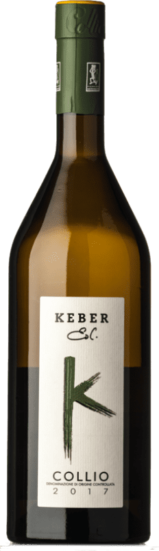 22,95 € Spedizione Gratuita | Vino bianco Edi Keber Bianco D.O.C. Collio Goriziano-Collio