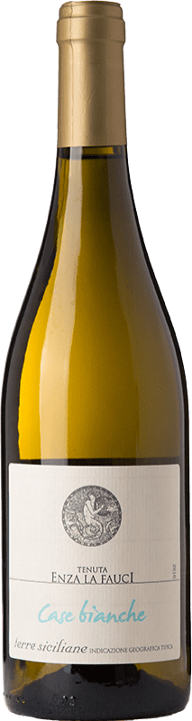 Envio grátis | Vinho branco Enza La Fauci Case Bianche I.G.T. Terre Siciliane Sicília Itália Mascate de Alexandria 75 cl