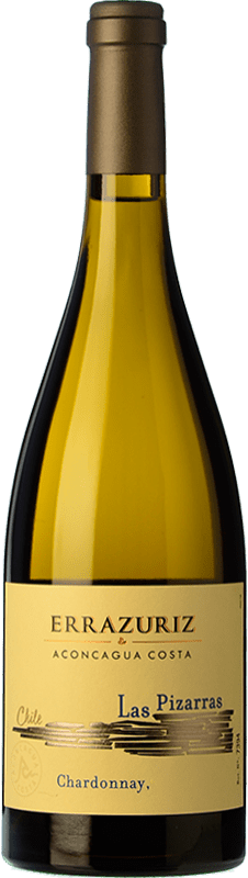 Envoi gratuit | Vin blanc Viña Errazuriz Las Pizarras Crianza I.G. Valle del Aconcagua Vallée de l'Aconcagua Chili Chardonnay 75 cl