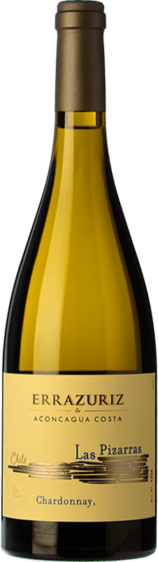Free Shipping | White wine Viña Errazuriz Las Pizarras Aged I.G. Valle del Aconcagua Aconcagua Valley Chile Chardonnay 75 cl