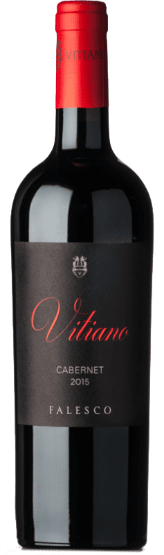 9,95 € Free Shipping | Red wine Falesco Vitiano San Lorenzo I.G.T. Umbria Umbria Italy Cabernet Sauvignon Bottle 75 cl