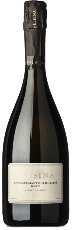 19,95 € | 白起泡酒 Fèlsina Metodo Classico 香槟 I.G.T. Toscana 托斯卡纳 意大利 Sangiovese, Pinot Black, Chardonnay 75 cl