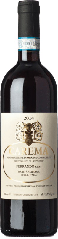 72,95 € | Red wine Ferrando Etichetta Bianca D.O.C. Carema Piemonte Italy Nebbiolo 75 cl