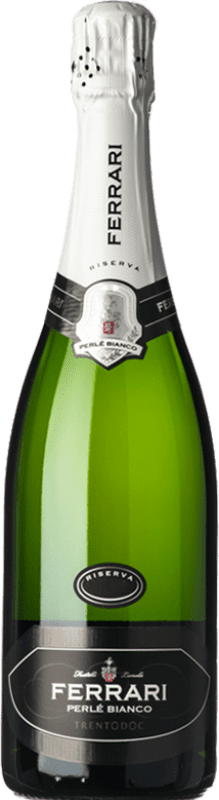 送料無料 | 白スパークリングワイン Ferrari Perlé Bianco Brut 予約 D.O.C. Trento トレンティーノアルトアディジェ イタリア Chardonnay 75 cl