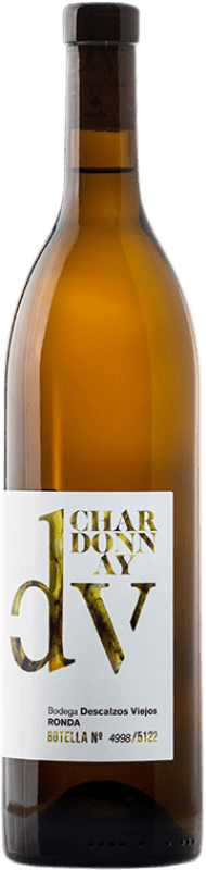 Envoi gratuit | Vin blanc Descalzos Viejos Crianza D.O. Sierras de Málaga Andalousie Espagne Chardonnay 75 cl