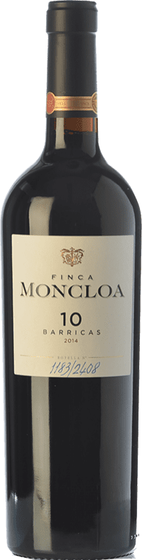 37,95 € | Red wine Finca Moncloa 10 Barricas Aged I.G.P. Vino de la Tierra de Cádiz Andalusia Spain Syrah, Cabernet Sauvignon, Tintilla de Rota Bottle 75 cl