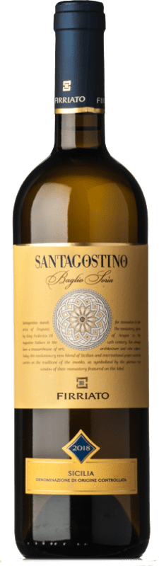 免费送货 | 白酒 Firriato Santagostino Baglio Sorìa Bianco D.O.C. Sicilia 西西里岛 意大利 Chardonnay, Catarratto 75 cl