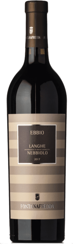 Free Shipping | Red wine Fontanafredda Ebbio D.O.C. Langhe Piemonte Italy Nebbiolo 75 cl