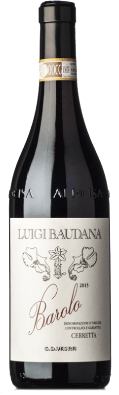 105,95 € | Красное вино G.D. Vajra Luigi Baudana Cerretta D.O.C.G. Barolo Пьемонте Италия Nebbiolo 75 cl