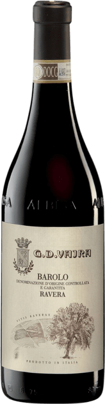 Free Shipping | Red wine G.D. Vajra Ravera D.O.C.G. Barolo Piemonte Italy Nebbiolo 75 cl