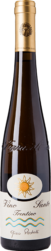 Free Shipping | Sweet wine Gino Pedrotti Vino Santo D.O.C. Trentino Trentino-Alto Adige Italy Nosiola Half Bottle 37 cl