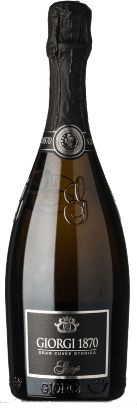 25,95 € | Blanc mousseux Giorgi Gran Cuvée Storica 1870 Brut D.O.C.G. Oltrepò Pavese Metodo Classico Lombardia Italie Pinot Noir 75 cl
