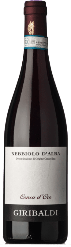 Free Shipping | Red wine Azienda Giribaldi Conca d'Oro D.O.C. Nebbiolo d'Alba Piemonte Italy Nebbiolo 75 cl