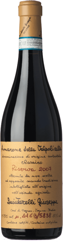 588,95 € | Красное вино Quintarelli Classico Резерв D.O.C.G. Amarone della Valpolicella Венето Италия Corvina, Rondinella, Molinara 75 cl