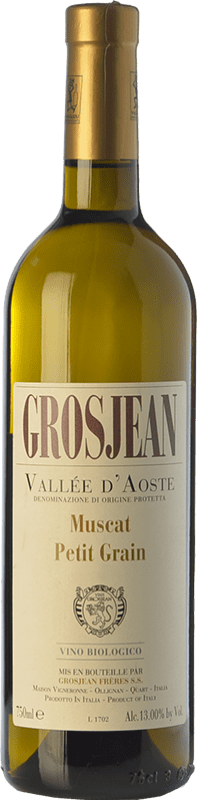 17,95 € Бесплатная доставка | Белое вино Grosjean Muscat Petit Grain D.O.C. Valle d'Aosta