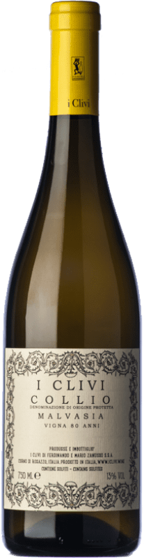 Envoi gratuit | Vin blanc I Clivi Vigna 80 Anni D.O.C. Collio Goriziano-Collio Frioul-Vénétie Julienne Italie Malvasía 75 cl