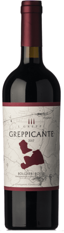 18,95 € Spedizione Gratuita | Vino rosso I Greppi Rosso Greppicante D.O.C. Bolgheri