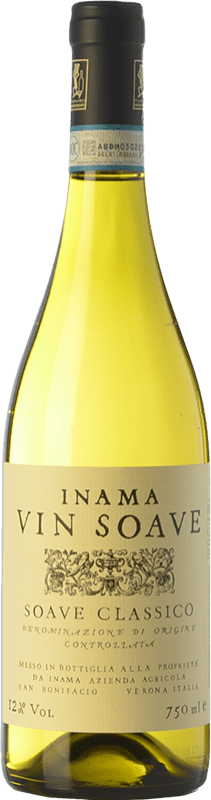 Envio grátis | Vinho branco Inama Classico D.O.C. Soave Vêneto Itália Garganega 75 cl