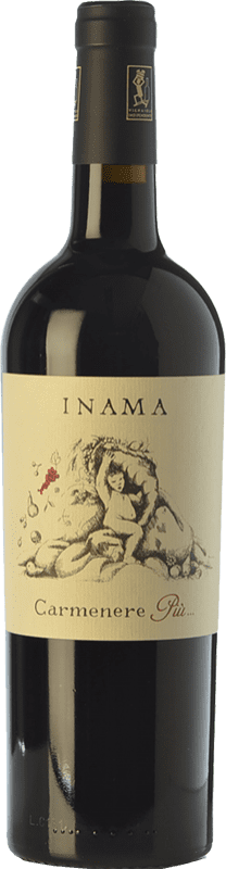 Envio grátis | Vinho tinto Inama Carmenere Più... I.G.T. Veneto Vêneto Itália Carmenère 75 cl