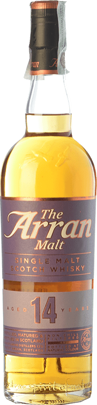 免费送货 | 威士忌单一麦芽威士忌 Isle Of Arran Scotch Whisky 岛屿 英国 14 岁 70 cl