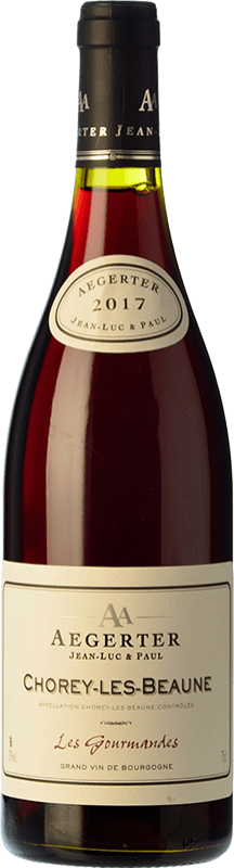 Free Shipping | Red wine Jean-Luc & Paul Aegerter Chorey-lès-Beaune Les Gourmandes Aged A.O.C. Côte de Beaune Burgundy France Pinot Black 75 cl